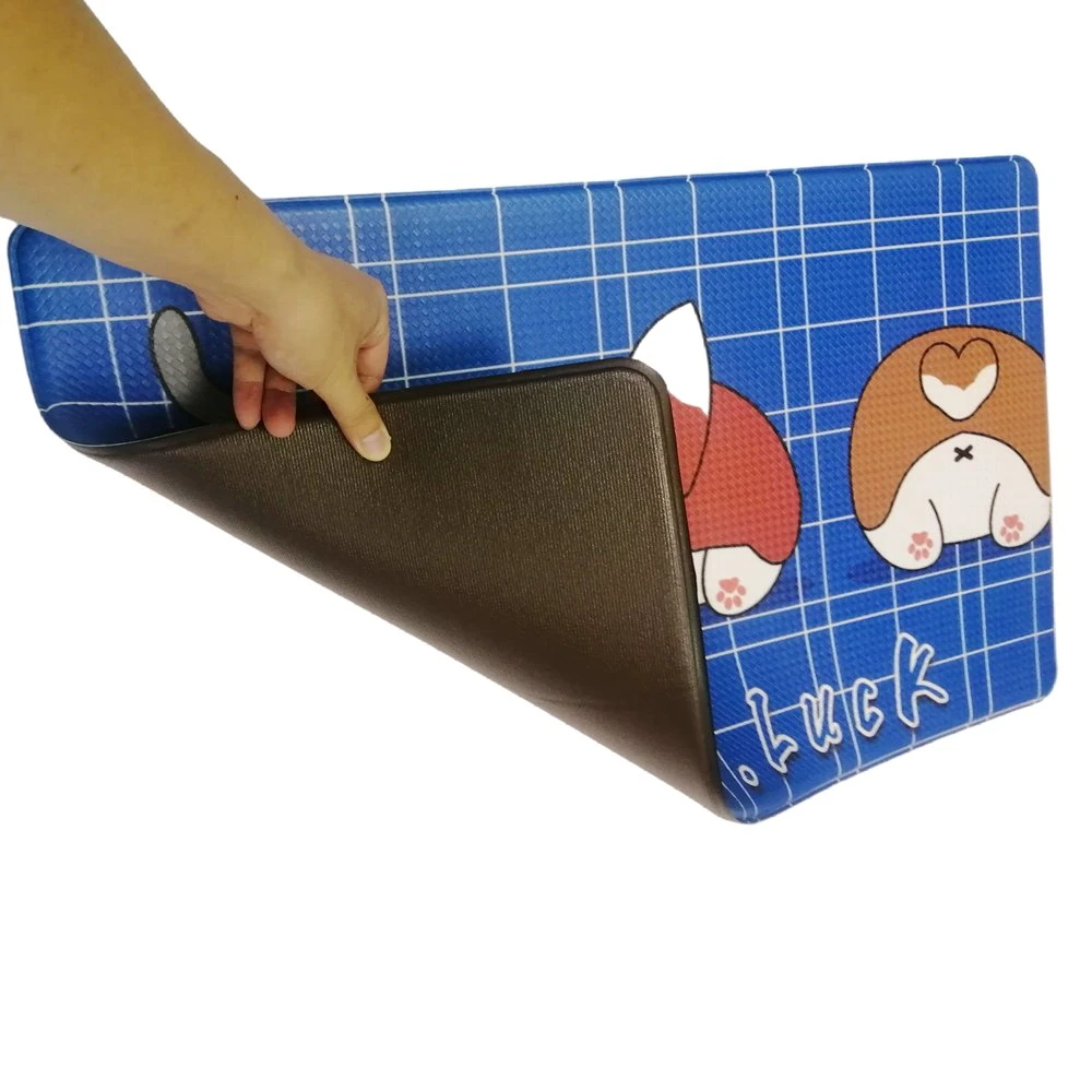 Anti Slip Customize Anti Fatigue Floor Mat Comfort Mat PVC Printed Kitchen Mat