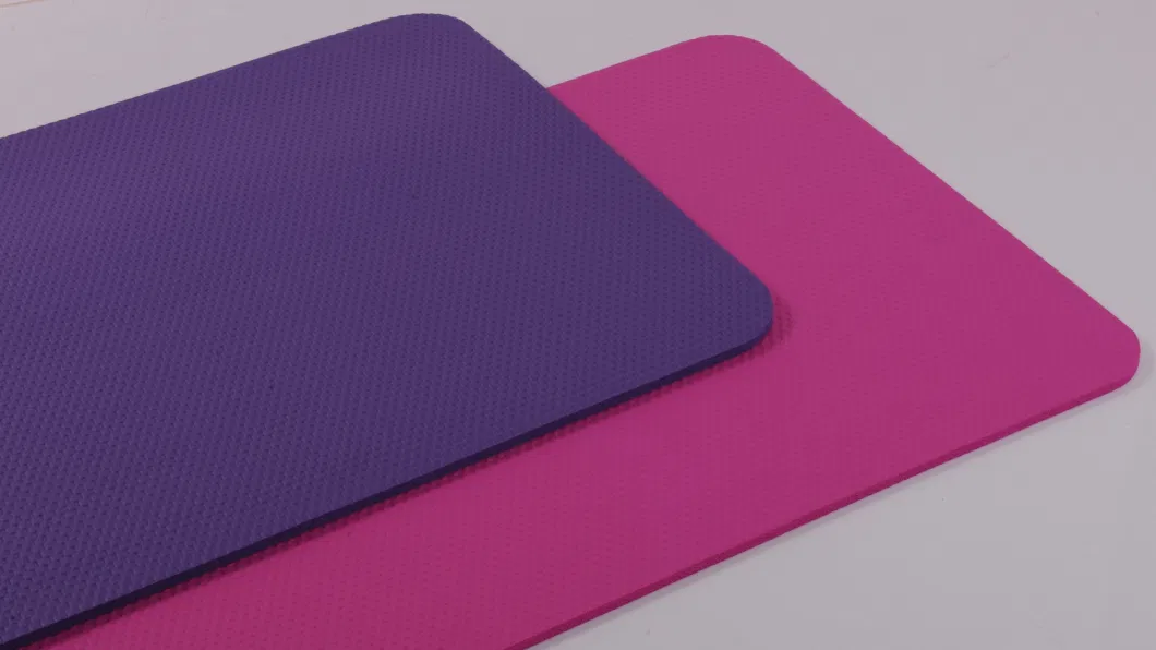 Yoga Mat China Factory Price, Custom Logo, High Quality Yoga Mat with TPE