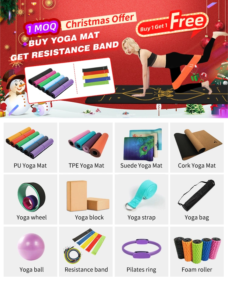 Wholesale Promotional Digital Printing Custom Pilates Sports Fitness Exercise Gym Equipments Workout Eco Friendly Natural Rubber PU Yoga Mat Yoga Matt