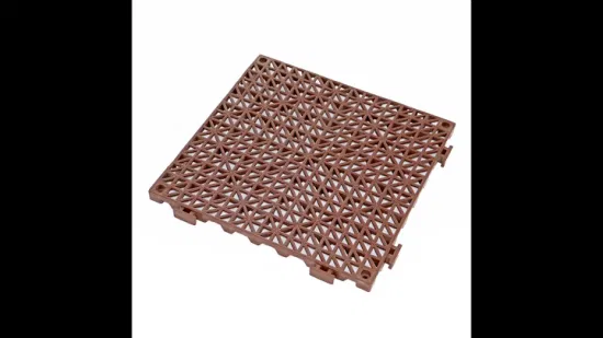 Tapis de carrelage de sol à coussin de verrouillage modulaire Non