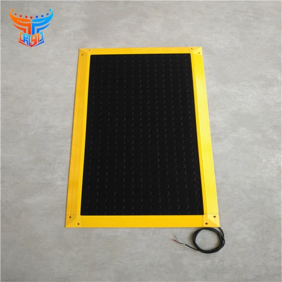 Capteur de tapis de sol en caoutchouc de sécurité de commutateur de tapis d'équipement industriel Anti