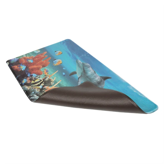 L'anti glissement adaptent le tapis de cuisine imprimé par PVC de tapis de confort de tapis de sol anti-fatigue