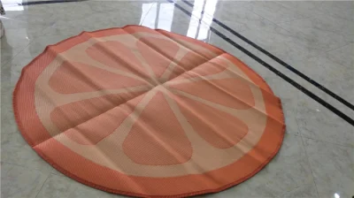 Tapis rond en polypropylène